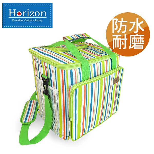 【Horizon 天際線】時尚大容量防水保溫野餐袋 24L