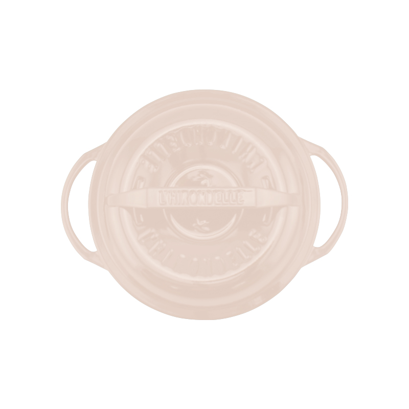 日本燕子鍋-不鏽鋼琺瑯鍋22公分(淺型)-蜜桃粉